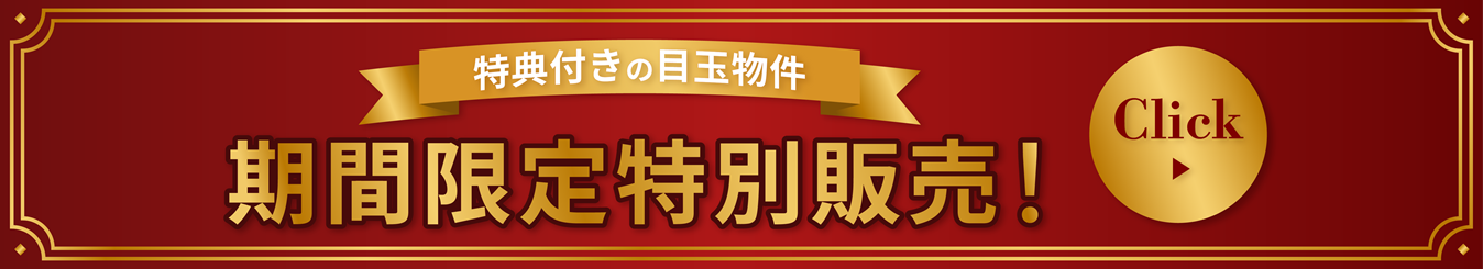 【特典付きの目玉物件】期間限定特別発売！